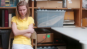 Shoplifter teen 18+ Catarina Petrov sucks and fucks dudes cock