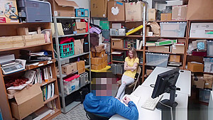 Shoplifter teen 18+ Catarina Petrov sucks and fucks dudes cock