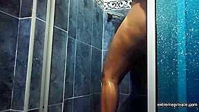 Showering Stepmom Teasing With