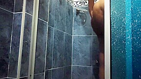 Showering Stepmom Teasing With