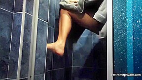Showering Stepmom Teasing With