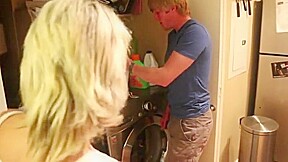 Skanky Step mom caught a panty sniffer