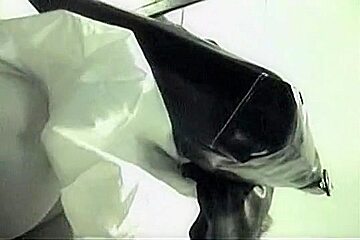 Skanky asses with sexy stockings upskirts