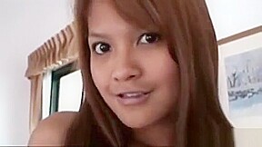 Skinny And Beautiful Asian Girl Masturbating