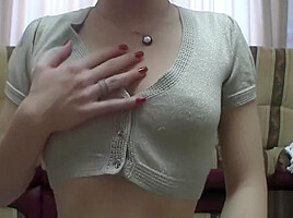 Skinny Slut Shows Off Her Good