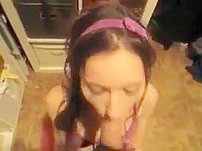 Skinny amateur gets cum plasted