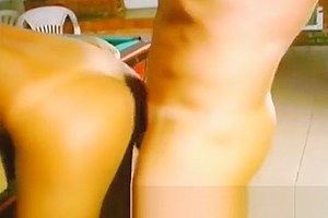 Skinny brunette likes anal