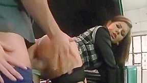 Slender gal leony aprill gets cunny plowed