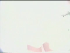 Slender legs and nice ass in a thong in an up skirts video