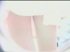 Slender legs and nice ass in a thong in an up skirts video