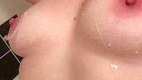 Slow motion boobs wife tits in the shower sexy