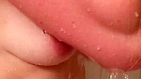 Slow motion boobs wife tits in the shower sexy