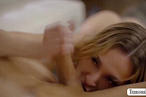 Slutty Oil Seller Gets Her Oily Pussy Fucked By