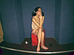 Small titted brunette orgasm