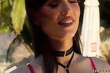 Smallboob Pretty Tgirl Barebacked In Interracial Couple 6 Min