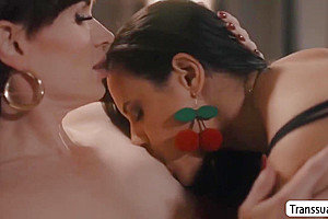 Smalltits Ts Fucks Her Hot Friends Pussy