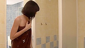 Smart old granpa doggy-fucks hot brunette