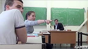 Smoking hot babe Taissia Shanti gets screwed inside the classroom