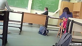 Smoking hot babe Taissia Shanti gets screwed inside the classroom