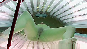 Solarium Just to Poke Dick to the Beautiful ASS
