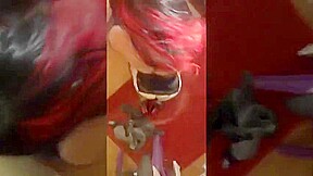 Sophie crossdresser sucks fucked and cum in mouth
