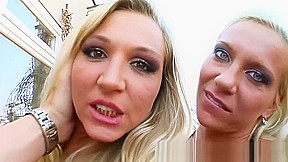 Sperm Swap Skanky busty blondes share the (cum) load