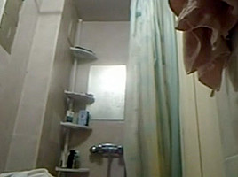 Spying on cute college girl
