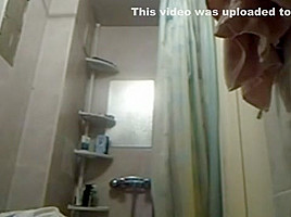 Spying on cute college girl