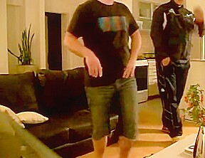 Step daddy visiting his boy