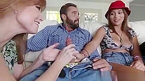 Step mommy Sucking Dick While Stepteen Lick Balls