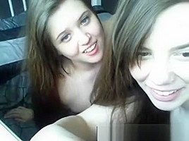 Step sister Lesbian on webcam