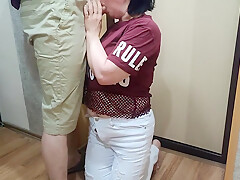 Stepbrother Cums On Face Of His Stepsister 