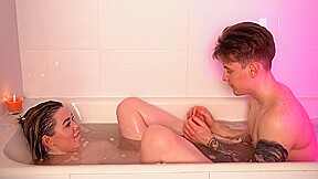 Stepsister And Stepbrother Fuck In The Bathtub While Parents Are Not At Home