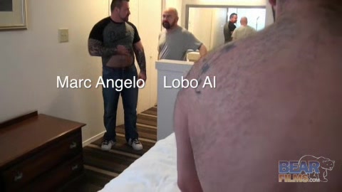 Steve Sommers, Rex Blue, Marc Angelo and Lobo Al - BearFilms