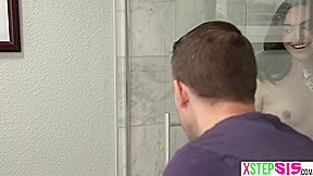Sticky teen 18+ Stepsister Freya Parker Needs Help From Stepbro To Clean Up