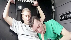 Straight Boy Tricked, Cuffed, Blown, And Facialized