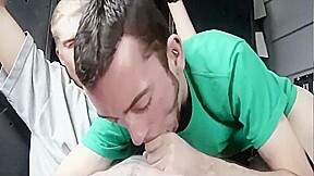 Straight Boy Tricked, Cuffed, Blown, And Facialized
