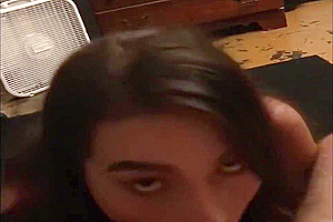 Straight boy and sexy trans girl fuck and suck each other