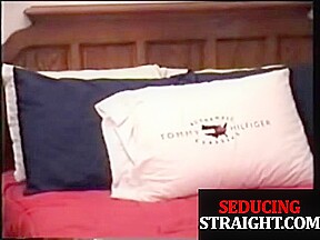 Straight twink Latino gets hairy dick tugged till jizz