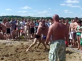 Strong girl sand wrestling tournament – wrestling matches