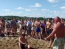 Strong girl sand wrestling tournament - wrestling matches