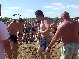 Strong girl sand wrestling tournament - wrestling matches