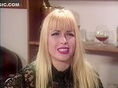 Stunning Blonde Babe With Big Tits Gets Her Tight Cunt Licked And Fucked On The Table