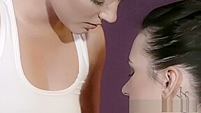 Stunning lesbian models have intense sensual orgasms