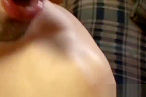 Stunning shemale bends over her lover and pounds his butt