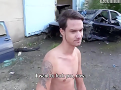 Submissive Czech Gays Working Over The Same Cock In Pov