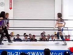 Sumire vs Mika Japanese Women Wrestling catfight