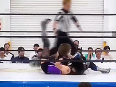 Sumire vs Mika Japanese Women Wrestling catfight