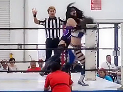 Sumire vs Mika Japanese Women Wrestling catfight