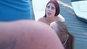 Sunbathing teens 18+ fuck a